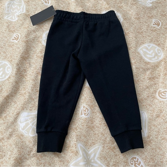 Toddler Boys’ Jordan Holiday Shine Glitter Pants Black Sweatpants Size 2T - Picture 2 of 4